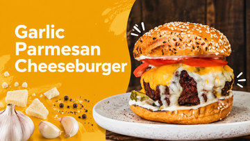 Garlic Parmesan Cheeseburger