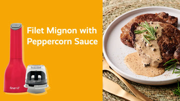 Filet Mignon with Peppercorn Sauce